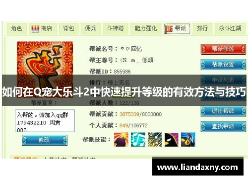如何在Q宠大乐斗2中快速提升等级的有效方法与技巧