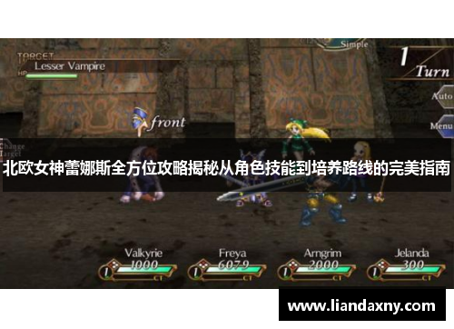 北欧女神蕾娜斯全方位攻略揭秘从角色技能到培养路线的完美指南